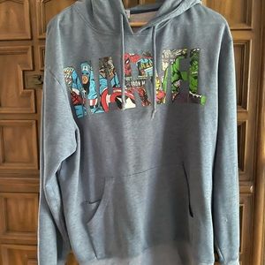 Men’s Marvel hooded sweatshirt. Size large